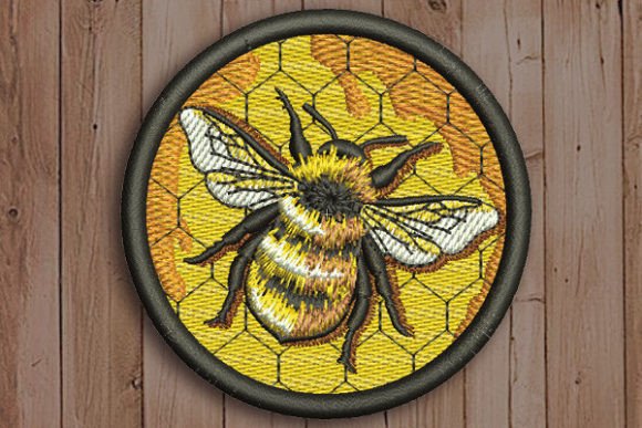 Bee in Circle: A Craft Fair Embroidery Review
