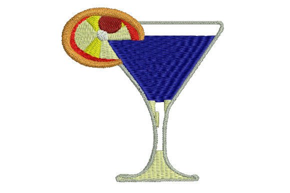 Blue Hawaii Served with Lemon Embroidery Design Review