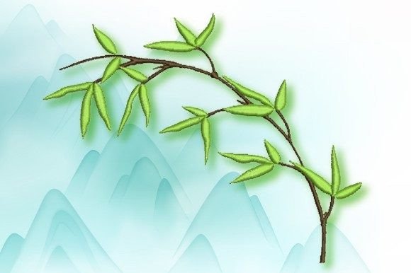 Branches with Green Leaves: An Embroidery Designer's Review