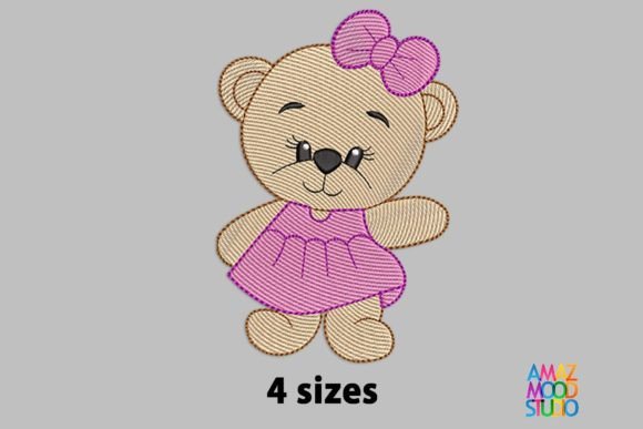 Cute Bear Girl: A Craft Fair Embroidery Review