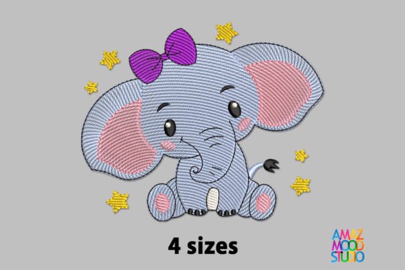 Cute Elephant Girl: An Embroidery Designer’s Seasonal Review