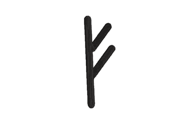 Fehu Tatami: Rune Embroidery for Meaningful Handmade Gifts