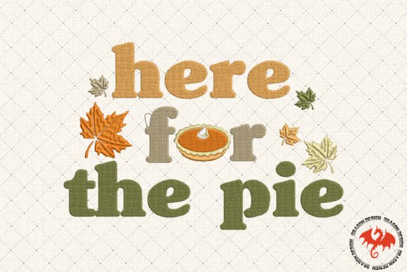 Here for the Pie: A Seasonal Embroidery Review