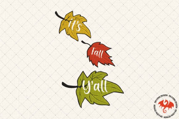 It's Fall Y'all Embroidery Design Review