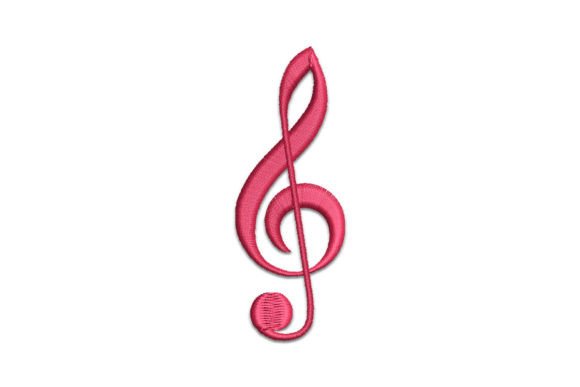 Music Note Embroidery: Treble Clef Design Review