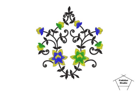 Trio Color Flowers: A Designer’s Holiday Embroidery Review
